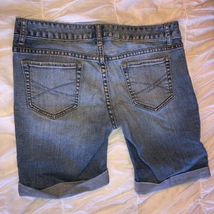 jeans shorts midi length